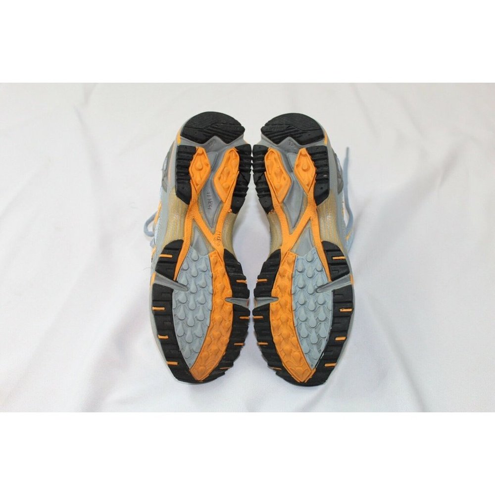Asics Gel Trail Attack 7 gray orange Running Shoes T161N - Women's Size 7.5 - Picture 6 of 7